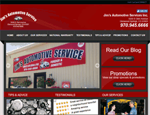 Tablet Screenshot of jimautomotive.com